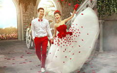 爱伊精品婚纱摄影 定格上海爱情的永恒瞬间